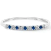 Anillo Diamantes Zafiro Azalea 0.04 Oro Blanco