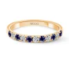 Anillo Diamantes Zafiro Azalea Oro Rosa