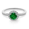 Anillo Esmeralda Clavel 0.60
