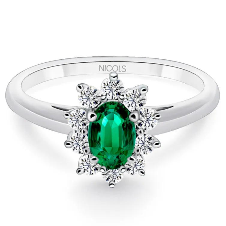 Anillo Esmeralda Dalia 0.60