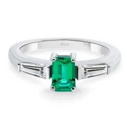 Anillo Esmeralda Electra 0.60