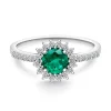 Anillo Esmeralda Margarita 0.60
