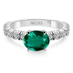 Anillo Esmeralda oval Lolita 1.20