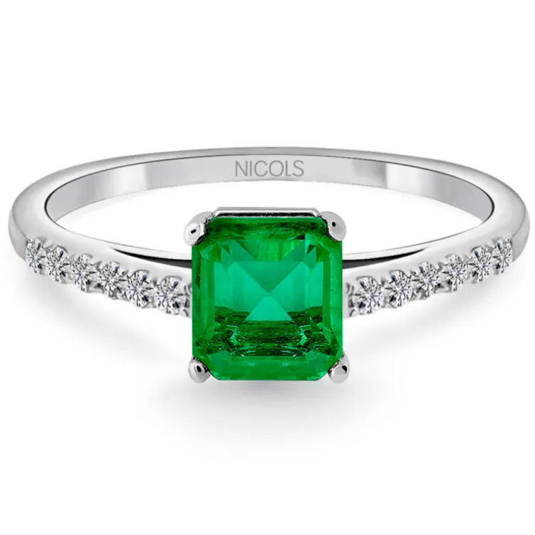 Anillo Esmeralda rectangular Lola 0.70 ct