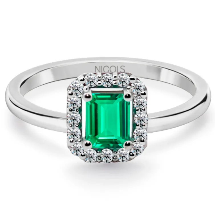Anillo Esmeralda Sunset 0.55 Ct