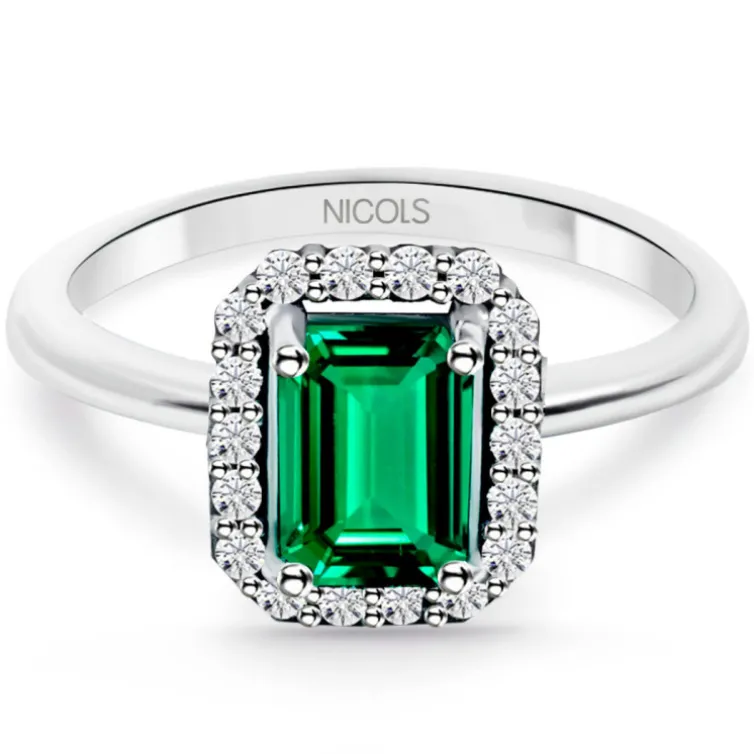 Anillo Esmeralda Sunset 0.75 Ct
