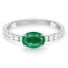 Anillo Esmeralda y Diamantes Lolita 0.45