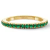 Anillo Esmeraldas Dafne Band
