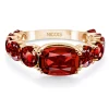 Anillo Granate Rainbow Oro Rosa