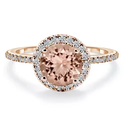 Anillo Morganita Diamantes Colorfull