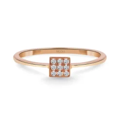 Anillo Mumite Diamantes oro rosa