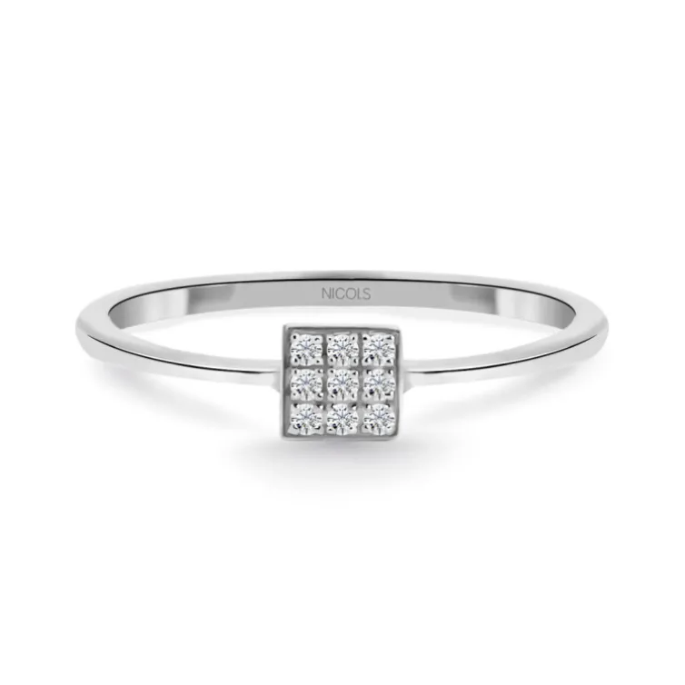 Anillo Mumite Diamantes oro blanco