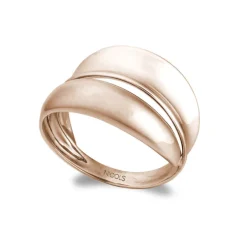 Anillo Oro Basic Gold Bandas Concava Convexa