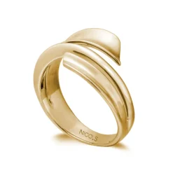 Anillo Oro Basic Gold Banda Convexa Latigo