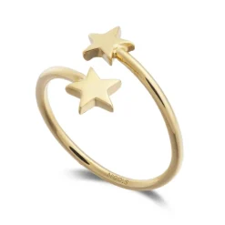 Anillo Oro Basic Gold Estrella Tu Yo