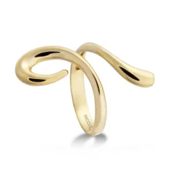 Anillo Oro Basic Gold Latigo Enfrentado