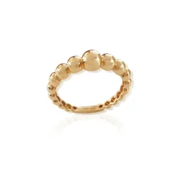 Anillo Oro Bolitas Mi Primera Joya