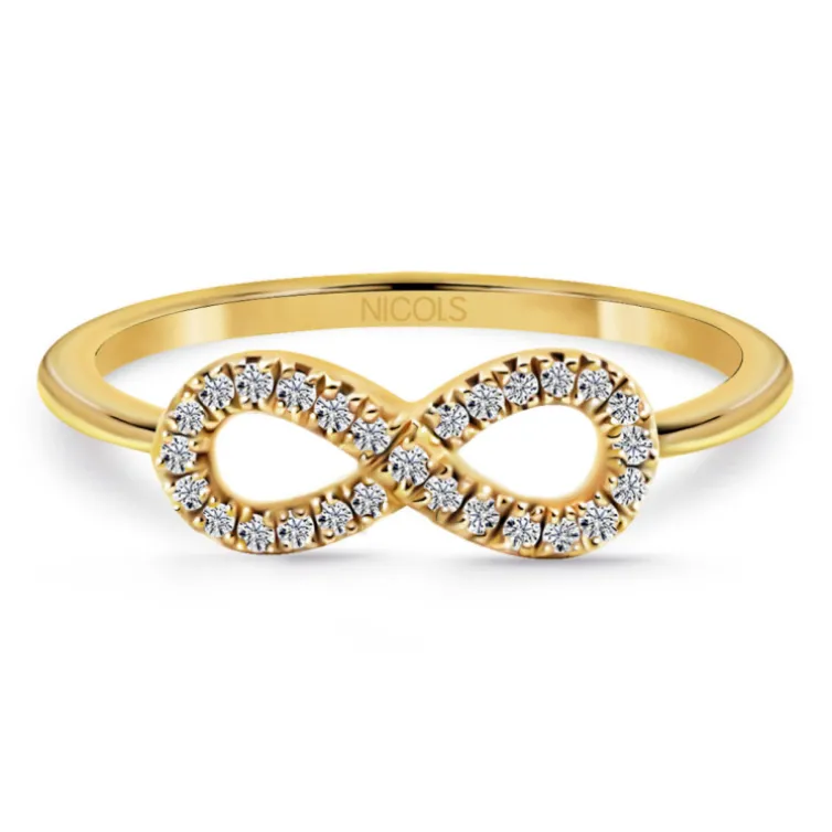 Anillo Oro Infinito Mini Details