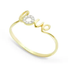 Anillo Oro Love Mini Details