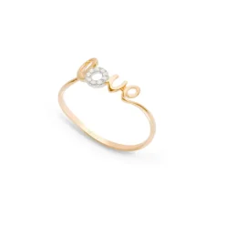 Anillo Oro Love Mini Details