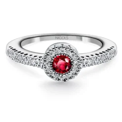 Anillo Rubí Love Colour