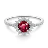 Anillo Rubí Margarita 0.60
