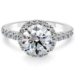 Anillo Solitario Diamante 1.25 Quilates Clavel oro blanco