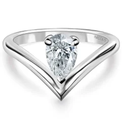 Anillo Solitario Diamante Pera Paradise 0.50 Ct