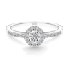 Anillo Solitario Diamante Clavel 0.15