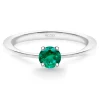 Anillo Solitario Esmeralda Isabella 0.20Ct