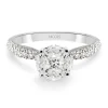 Anillo Solitario Gardenia 1.10 Oro Blanco