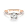 Anillo Solitario Gardenia 1.10 Oro Rosa