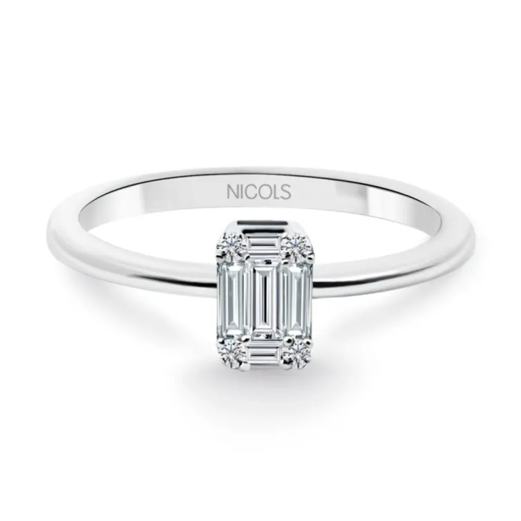 Anillo Solitario Minerva 0.22