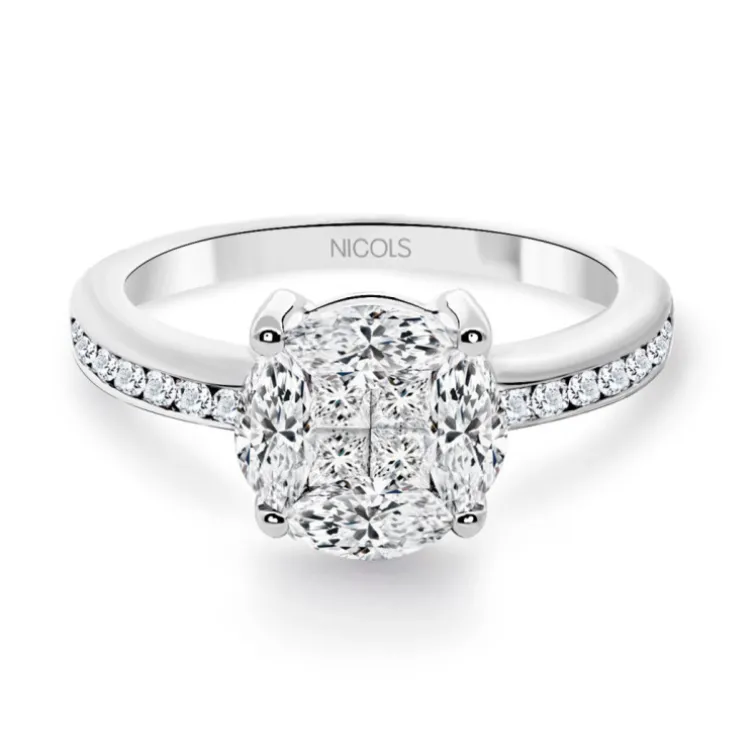 Anillo Spring Love Oro Blanco 32810010015