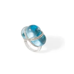 Anillo Topacios Globos Cocktail