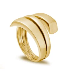 Anillo Tribanda Completa Oro Amarillo