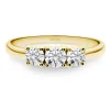 Anillo Trilogy 0.80 Diamante Oro Amarillo