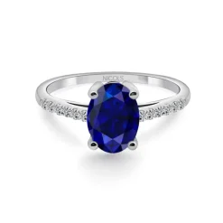 Anillo Zafiro Azul Lola 1.50Ct