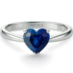 Anillo Zafiro Corazón SANGRE AZUL 0.80ct