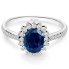 Anillo Zafiro Orla Dalia 0.95