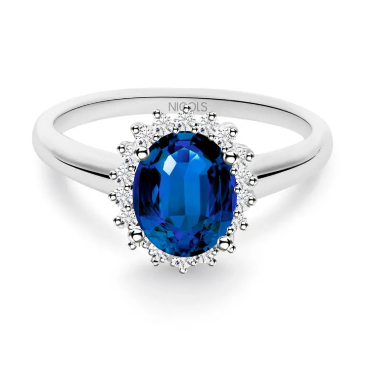 Anillo Zafiro Orla Dalia 1.90
