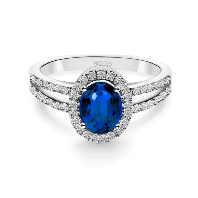 Anillo Zafiro Orla Dalia 1.10