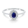 Anillo Zafiro Oval Detail
