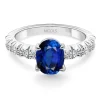 Anillo Zafiro oval Lola 1.20 Quilates
