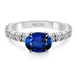 Anillo Zafiro oval Lolita 1.20
