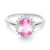 Anillo Zafiro Rosa Orla Dalia 1.90