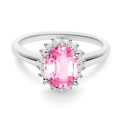 Anillo Zafiro Rosa Orla Dalia 1.90