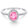 Anillo Zafiro Rosa Sunset 1.00 Ct
