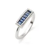 Anillo Zafiros y Diamantes Colour Line