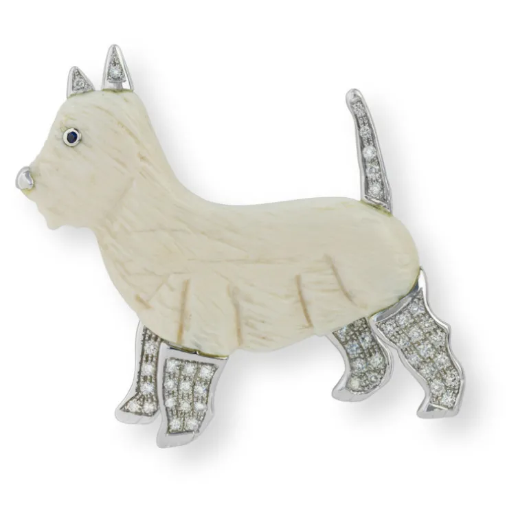 Broche Love My Dogs Perro West Highland Terrier